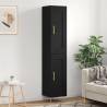  Highboard Black 34.5x34x180 cm Engineered Wood Colour black Quantity in Package 1 Model 1 wood door 