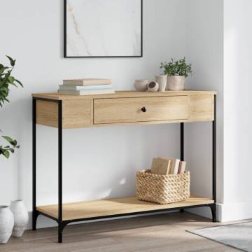 Sonoma Oak Console Table | Stylish & Durable - Hipomarket