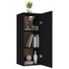 Hanging Wall Cabinet Black 34.5x34x90 cm | Hipomarket UK