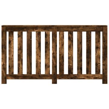 Radiator Cover Smoked Oak 149x20x82 cm | Modern Design