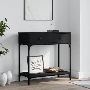 Stylish Black Console Table - 75x34.5 cm | Hipomarket