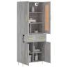 Elegant Highboard Grey Sonoma - Stylish Storage Solution