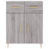 Elegant Highboard Grey Sonoma - Stylish Storage Solution