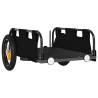 Durable Bike Trailer - Black Oxford Fabric & Iron Construction