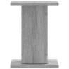 Speaker Stands 2 pcs Grey Sonoma | Durable Engineered Wood