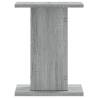 Speaker Stands 2 pcs Grey Sonoma | Durable Engineered Wood