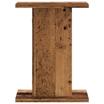 Stylish Speaker Stands - Old Wood, 30x30x40 cm, 2 pcs