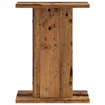 Stylish Speaker Stands - Old Wood, 30x30x40 cm, 2 pcs