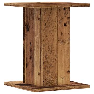 Stylish Speaker Stands - Old Wood, 30x30x40 cm, 2 pcs