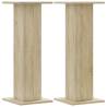 Speaker Stands 2 pcs Sonoma Oak - Durable & Stylish Design