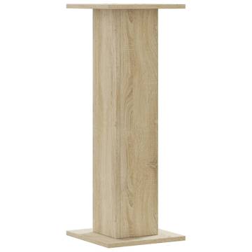 Speaker Stands 2 pcs Sonoma Oak - Durable & Stylish Design