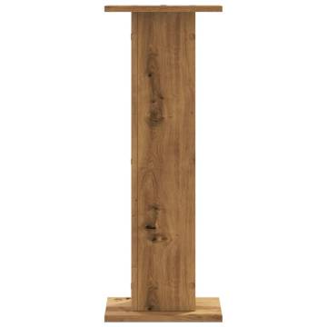 Stylish Speaker Stands - 2 pcs Artisian Oak | Hipomarket UK