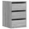 Corner Chest of Drawers Grey Sonoma | Hipomarket UK