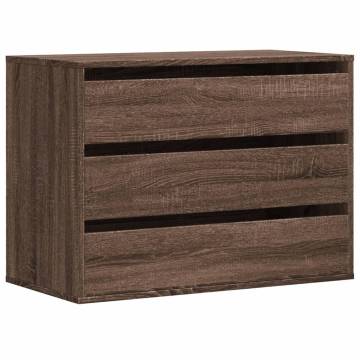 Corner Chest of Drawers - Brown Oak | Stylish Storage Solution