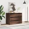 Corner Chest of Drawers - Brown Oak | Stylish Storage Solution