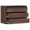 Corner Chest of Drawers - Brown Oak | Stylish Storage Solution