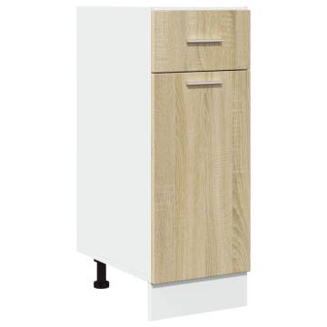 Sonoma Oak Drawer Bottom Cabinet - Ample Storage & Durability