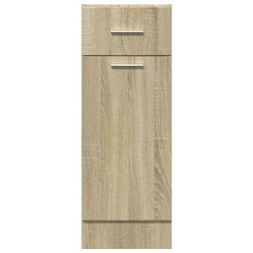 Sonoma Oak Drawer Bottom Cabinet - Ample Storage & Durability