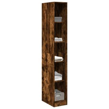 Wardrobe Smoked Oak 30x50x200 cm - Stylish Storage Solution