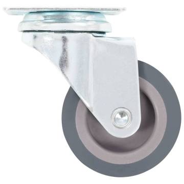 Swivel Casters Set of 4 - 50 mm - Perfect for Furniture and Equipment