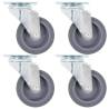  Swivel Casters 4 pcs 75 mm Quantity in Package 4 