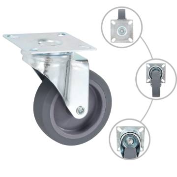 Swivel Casters Set of 4 (75 mm) - Smooth & Durable