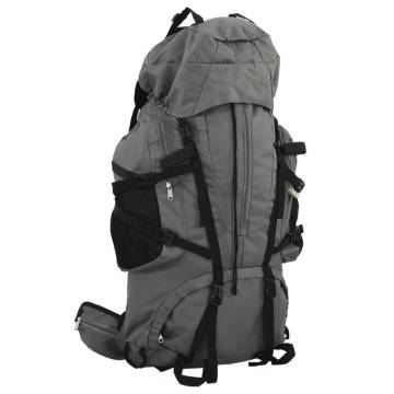 Hiking Backpack Grey 60L - Durable Oxford Fabric | HipoMarket