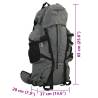 Hiking Backpack Grey 60L - Durable Oxford Fabric | HipoMarket