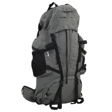 100L Hiking Backpack Grey - Durable & Comfortable