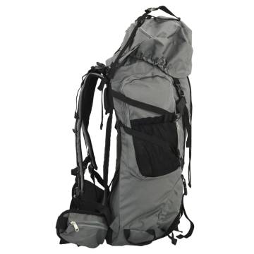 100L Hiking Backpack Grey - Durable & Comfortable