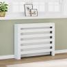  Radiator Cover White 104x20x82 cm Engineered Wood Colour white Size 104 x 20 x 82 cm Quantity in Package 1 Design horizontal slats 