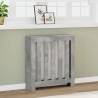  Radiator Cover Concrete Grey 78x20x82 cm Engineered Wood Colour concrete grey Size 78 x 20 x 82 cm Quantity in Package 1 Design vertical slats 