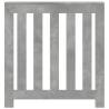 Radiator Cover Concrete Grey - Stylish Engineered Wood Design