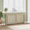  Radiator Cover Sonoma Oak 175x20x82 cm Engineered Wood Colour sonoma oak Size 175 x 20 x 82 cm Quantity in Package 1 Design vertical slats 