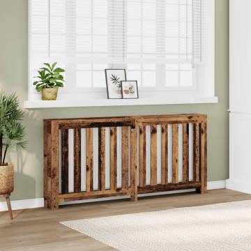 Radiator Cover Old Wood 175x20x82 cm | Stylish & Practical