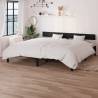 Bed Frame Black Solid Wood Pine 180x200 cm Super King Size Colour black Size 180 x 200 cm 