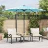  Garden Parasol with Steel Pole Blue 268x268x226 cm Colour blue Size 268 x 268 x 226 cm Quantity in Package 1 