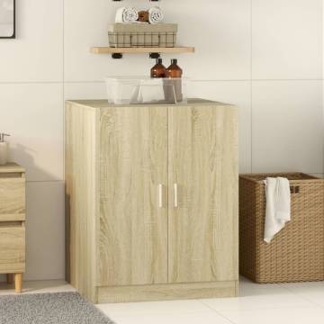 Washing Machine Cabinet Sonoma Oak - 70.5x71.5x91.5 cm