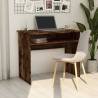 Desk Smoked Oak 90x50x74 cm Engineered Wood Colour smoked oak 