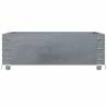 Pallet Collar Grey 80x60 cm - Solid Pine Wood for Storage