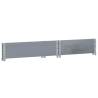 Pallet Collar Grey 80x60 cm - Solid Pine Wood for Storage