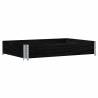 Pallet Collar Black 120x80 cm - Solid Wood Pine | HipoMarket