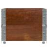 Pallet Collars 2 pcs Brown 100x50 cm Solid Wood Pine - HipoMarket