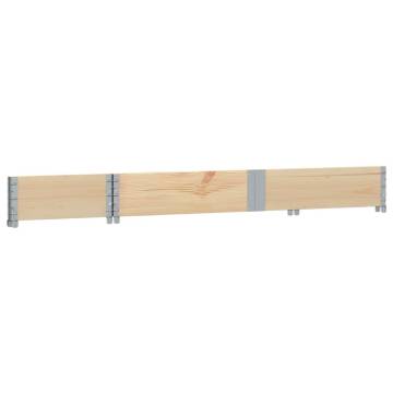 Pallet Collar 150x50 cm | Solid Wood Pine | Hipomarket UK