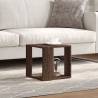 Brown Oak Coffee Table - Stylish & Sturdy 32x32x30 cm