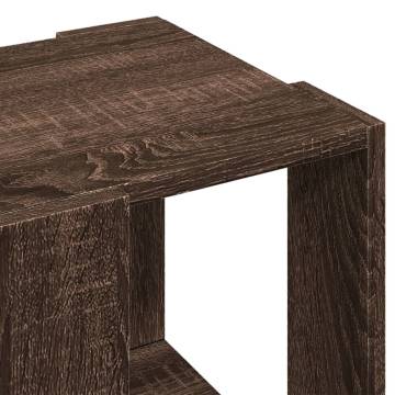 Brown Oak Coffee Table - Stylish & Sturdy 32x32x30 cm