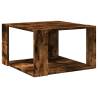 Elegant Smoked Oak Coffee Table - 51.5x51.5x30 cm