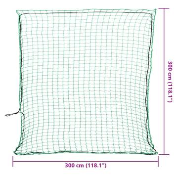 Trailer Net with Elastic Rope Green 3x3 m - Durable Cargo Protection