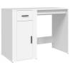 Elegant White Desk - 100x49x75 cm Engineered Wood | Hipo Market