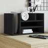  Desk Organiser Black 44.5x24x25 cm Engineered wood Colour black 